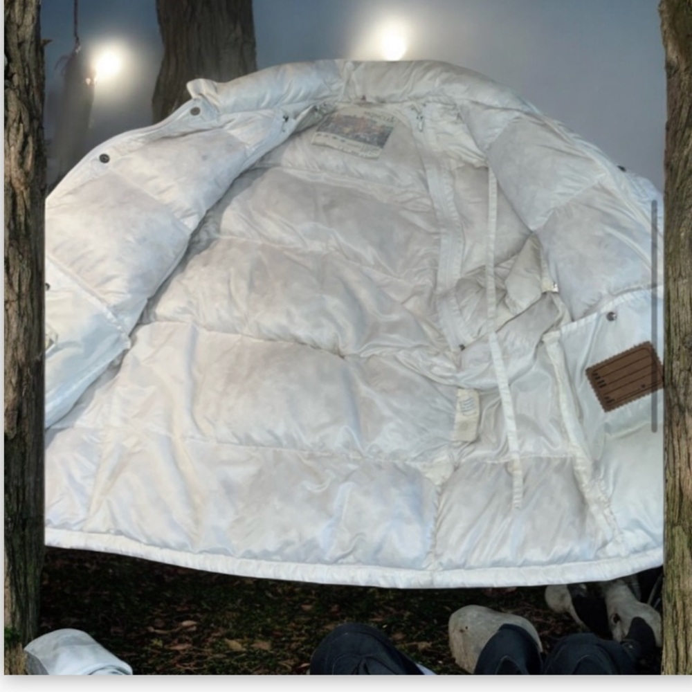 Sale🔥Moncler Armco Giubbotto Down Puffer Jacket / Vest Convertible Ivory Size 4 - Picture 3 of 13